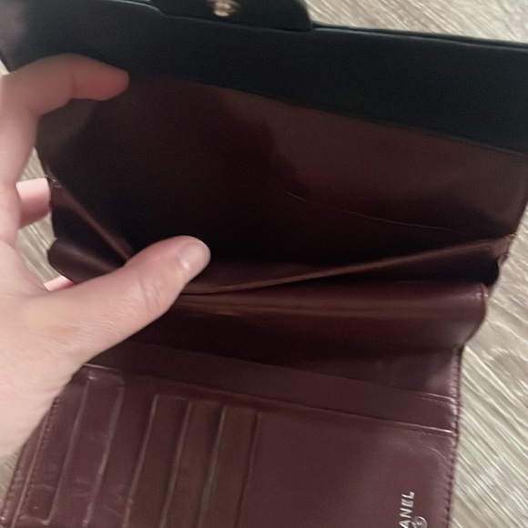 Authentic Black Lambskin Chanel Wallet Made in Italy - Picture 8 of 16